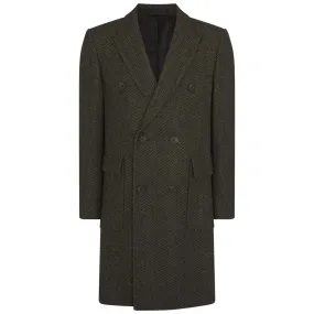 Brady Double Breasted Overcoat - Brown